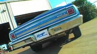 1965 Malibu s/s custom exhaust Flowmaster Super 44's by Kinney's