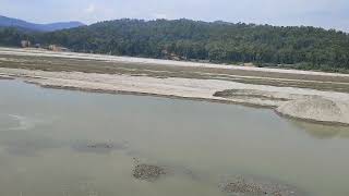 Construction of Earthen Embankment in River