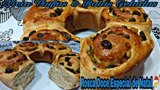 Rosca Natalina Especial de Natal 🎄🎅 Muito fácil de fazer.