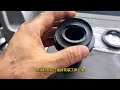 ea888三代发动机曲轴前油封漏油。ea888曲轴前油封更换 ea888 crankshaft front oil seal replacement