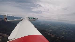 DG-300 Tow Release over Bergseth Field, Puget Sound Soaring.