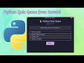 Build a Python Quiz Game with Tkinter | Beginner Project