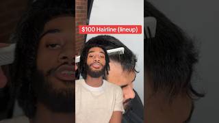 SATISFYING $100 Hairline Transformation #shorts