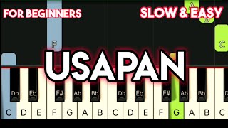 AEGIS - USAPAN | SLOW & EASY PIANO TUTORIAL