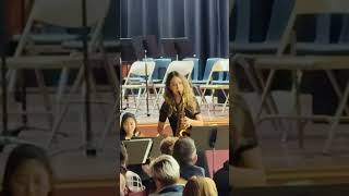 Celine Merritt - Alto Saxophone Solo (West Sylvan Jazz Band Concert (December 2024)