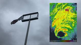 Category 2 Hurricane Delta - October 9th, 2020 - 4K Eyewall Footage!