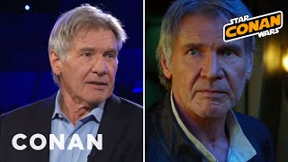 Harrison Ford Wanted Han To Die In "Return Of The Jedi" | CONAN on TBS