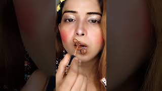 Different type rubber band and lipstick hack. #viral #shorts #shortvideo #trending #reels  #makeup