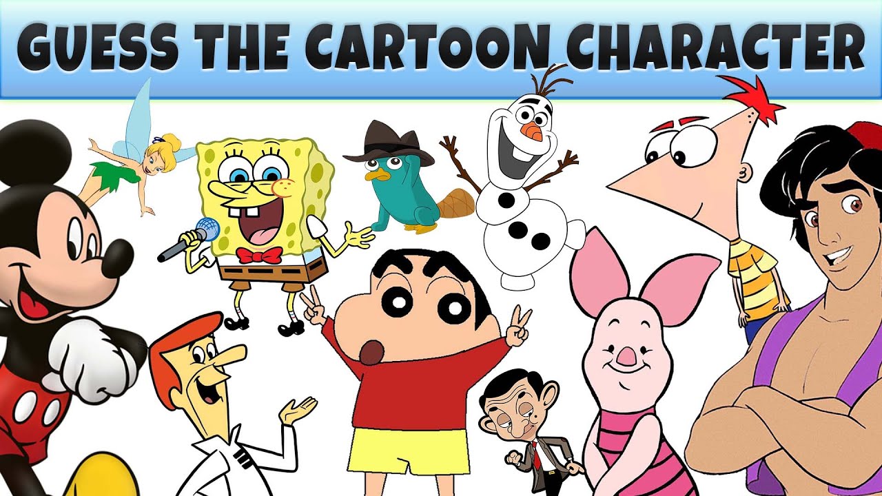 Guess The 100 CARTOON Characters In 5 Seconds | 100 Most Popular ...