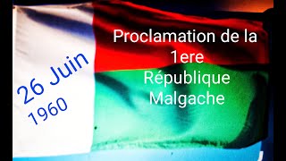 2 - (1960 -1975) la 1ère République 🇲🇬.