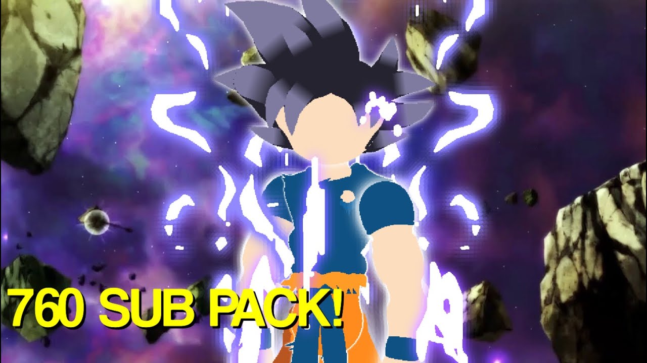 760 Subs Dbz Pack Dbz Sticknodes Youtube