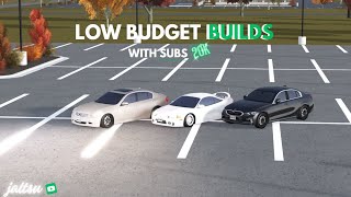 Building 3 LOWBUDGET cars! (Greenville roblox)