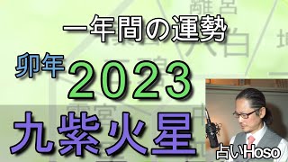 2023年の運勢【九紫火星】九星 タロット【令和五年 卯年】 一年間の占い