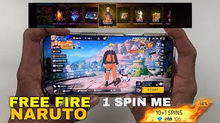 Free fire x naruto bundle event only 1 spin me nikl gaya 😲 tips and tricks