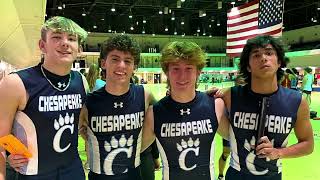 Boys 4x200 Indoor Track school record