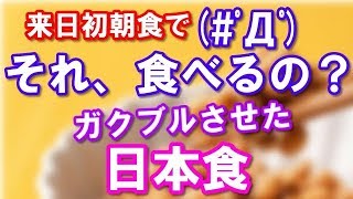 【日本好き外国人】姉の友人の米人一家、緊急来日！　初の朝食でガクブル状態で逃げ出した・・・。　　【日本びいき ほっこりする話】