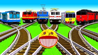 【踏切アニメ】あぶない電車 TRAIN THOMAS 🚦 Fumikiri 3D Railroad Crossing Animation Kereta Api Kartun #123