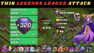 +320 SUPER WITCH FIREBALL HEALER II TH16 Legends League Attack Strategy II Clash of Clans