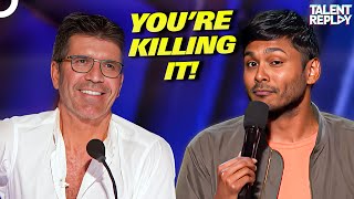 Usama Siddiquee's Jokes are the BEST! | America's Got Talent