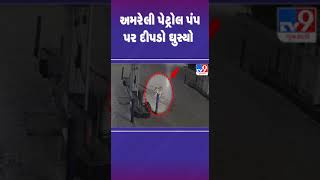 અમરેલી પેટ્રોલ પંપ પર દીપડો ઘુસ્યો | #amreli #leopard #tv9gujarati #shorts