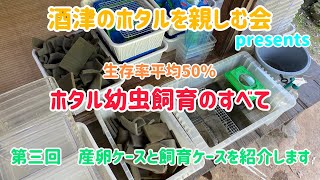 第三回　飼育ケースと孵化ケースを紹介します