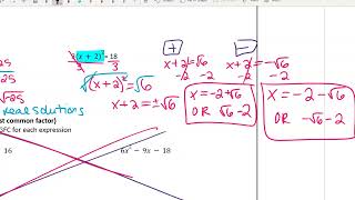 Algebra II Fall Semester Review Part 5