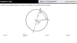 Zadanie 16 - matura poprawkowa 2013