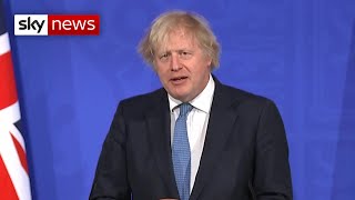 Watch in full: Boris Johnson holds a news briefing on 'COVID passports' and lifting lockdown