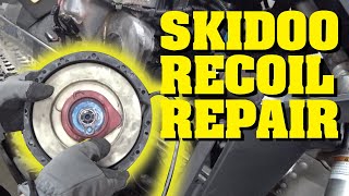 How to Repair Rebuild or Fix Ski-Doo Recoil Starter Spring | Recoil Rope Replacement