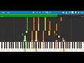 【synthesia】心拍数 0822 midi演奏