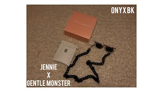 Unboxing JENNIE X GENTLE MONSTER ONYX BK (제니 from 블랙핑크)