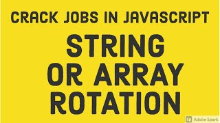 Problem Solving String:Array Rotation #32