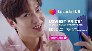 Lazada 11.11 Lowest Price Biggest One-Day Sale - Shop Now! (30s)