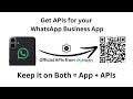 API access from WhatsApp Business App| Keeping the App and APIs| Onboard using WhatsApp Business App