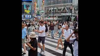 suasana di tokyo jepang,  sibuya seperti sebuah filem