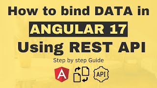 how to bind data in angular using API