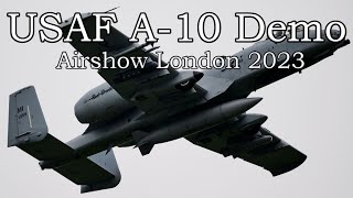 USAF A-10 Thunderbolt II in 4K - Airshow London - 2023-09-09.