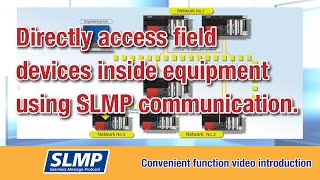 Directly access field devices inside equipment using SLMP communication.