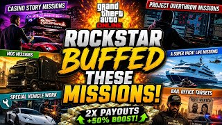 GTA Online: Rockstar Just Permanently Buffed These Missions!