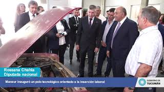 Manzur inauguró un polo tecnológico orientado a la inserción laboral