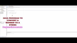 Java Program to Convert a Number to a String | Java Interview Questions & Answers | Java Tutorials