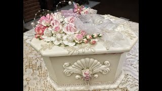 Learn to Alter an old wooden box and turn it into a Shabby Chic Beauty - Tutorial DIY