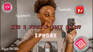 How I film and edit aesthetic videos on my phone using vllo|How to make you videos look aesthetic✨🦋