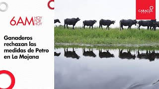 Medidas de Petro para atender inundaciones en Mojana disgustan a ganaderos