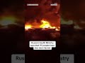 a massive explosion at a gas station in russia has killed 35 people including 3 children.