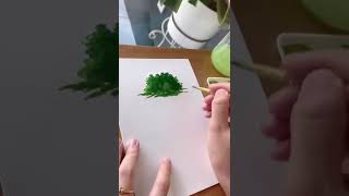 Step By Step Gouache Tutorial | How To Paint Foliage for Beginner