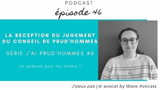 #46 Le jugement du conseil de prud'hommes