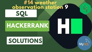 HackerRank SQL Solution |#14 weather observation station 9| SQL | Data Analyst Explorers