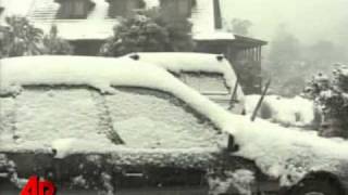 Raw Video: Rare Snowstorm in Tasmania