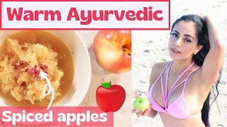 Warm Ayurvedic Spiced Apples 🍎